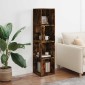 vidaXL Γωνιακό Έπιπλο Καπνιστή δρυς 33x33x132 εκ. από Επεξεργ. Ξύλο