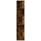 vidaXL Γωνιακό Έπιπλο Καπνιστή δρυς 33x33x164,5 εκ. από Επεξεργ. Ξύλο