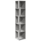 vidaXL Γωνιακό Έπιπλο Γκρι Sonoma 33x33x164,5 εκ. από Επεξεργ. Ξύλο