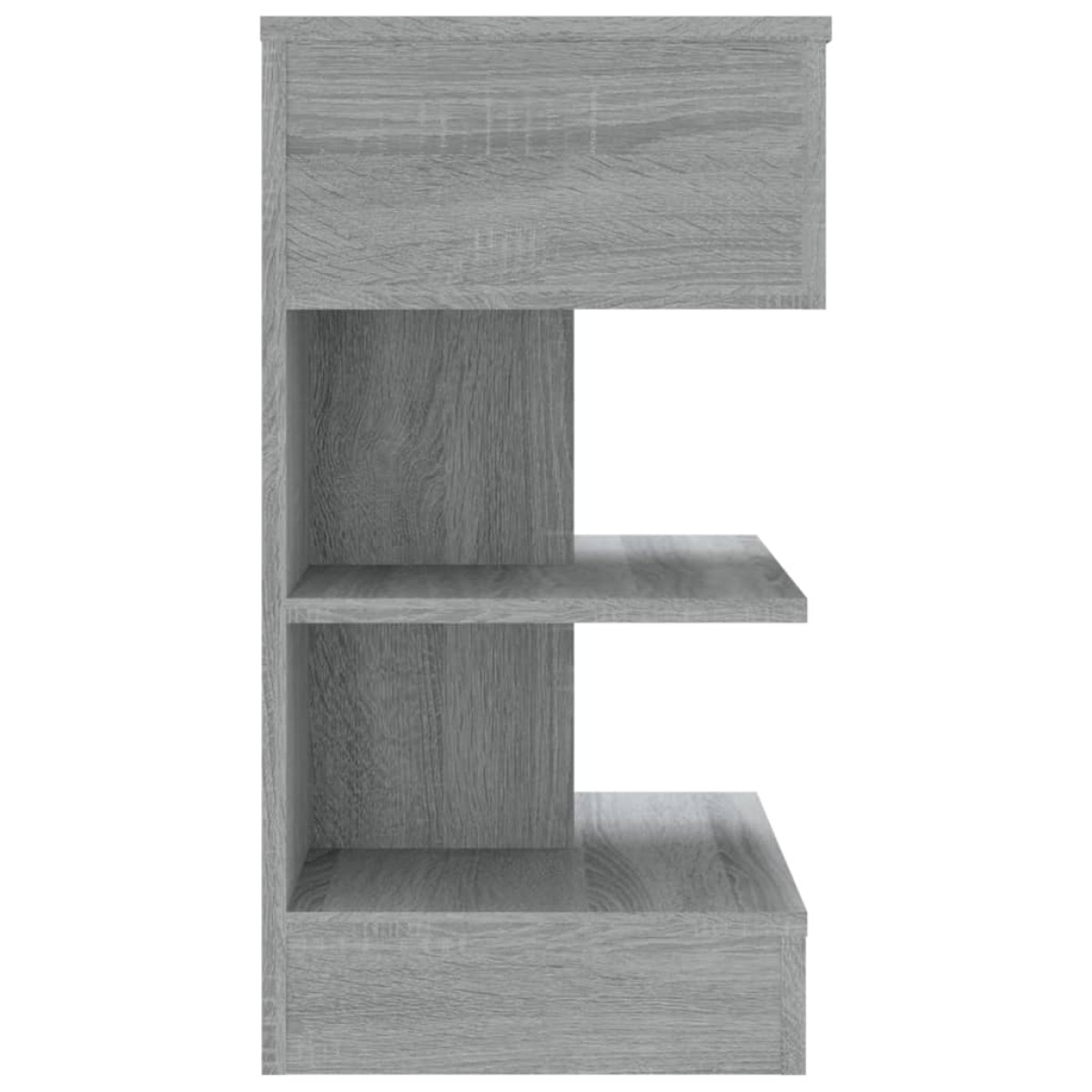 vidaXL Κομοδίνο Γκρι Sonoma 40 x 35 x 65 εκ. από Επεξεργασμένο Ξύλο