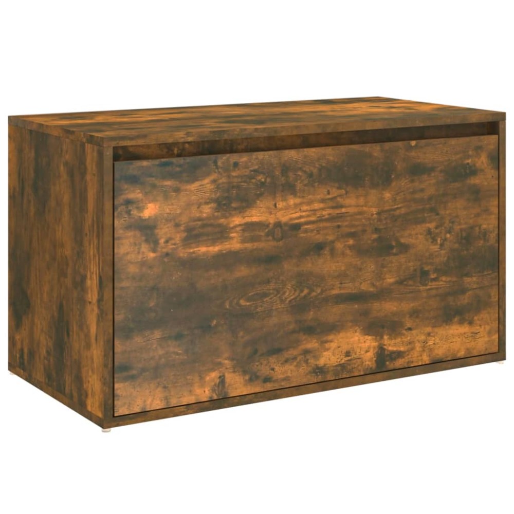 816047 vidaXL Πάγκος Χολ Καπνιστή Δρυς 80x40x45 εκ. από Επεξεργ. Ξύλο