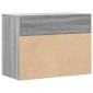 vidaXL Παπουτσοθήκη Γκρι Sonoma 60x30x45 εκ. από Επεξεργασμένο Ξύλο