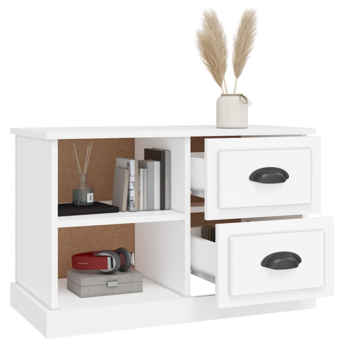 vidaXL Έπιπλο Τηλεόρασης Λευκό 73 x 35,5 x 47,5 εκ. Επεξεργασμένο Ξύλο