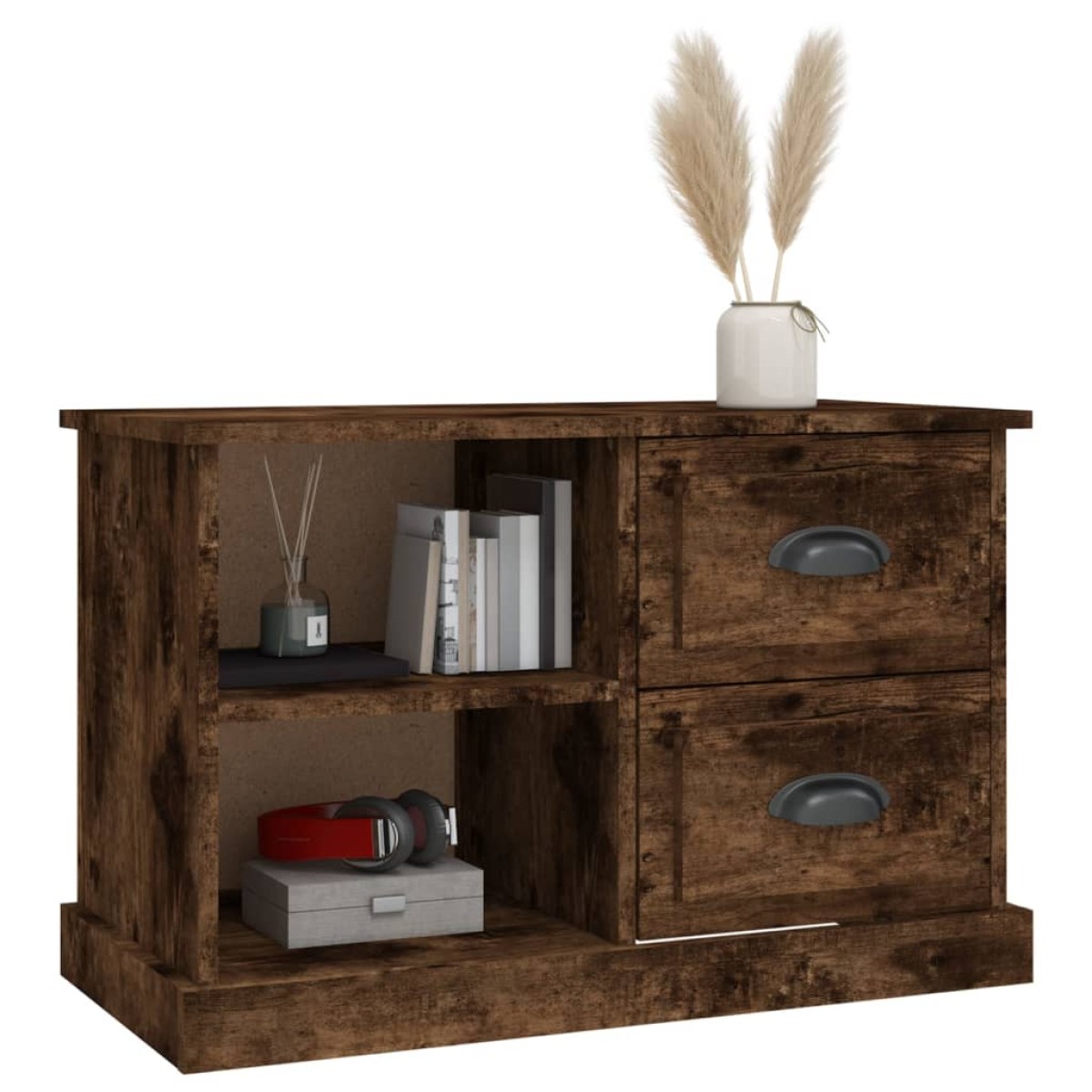 vidaXL Έπιπλο Τηλεόρασης Καπνιστή Δρυς 73x35,5x47,5 εκ. Επεξ. Ξύλο