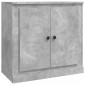 vidaXL Μπουφές Γκρι Σκυροδέματος 70x35,5x67,5 εκ. Επεξεργασμένο Ξύλο
