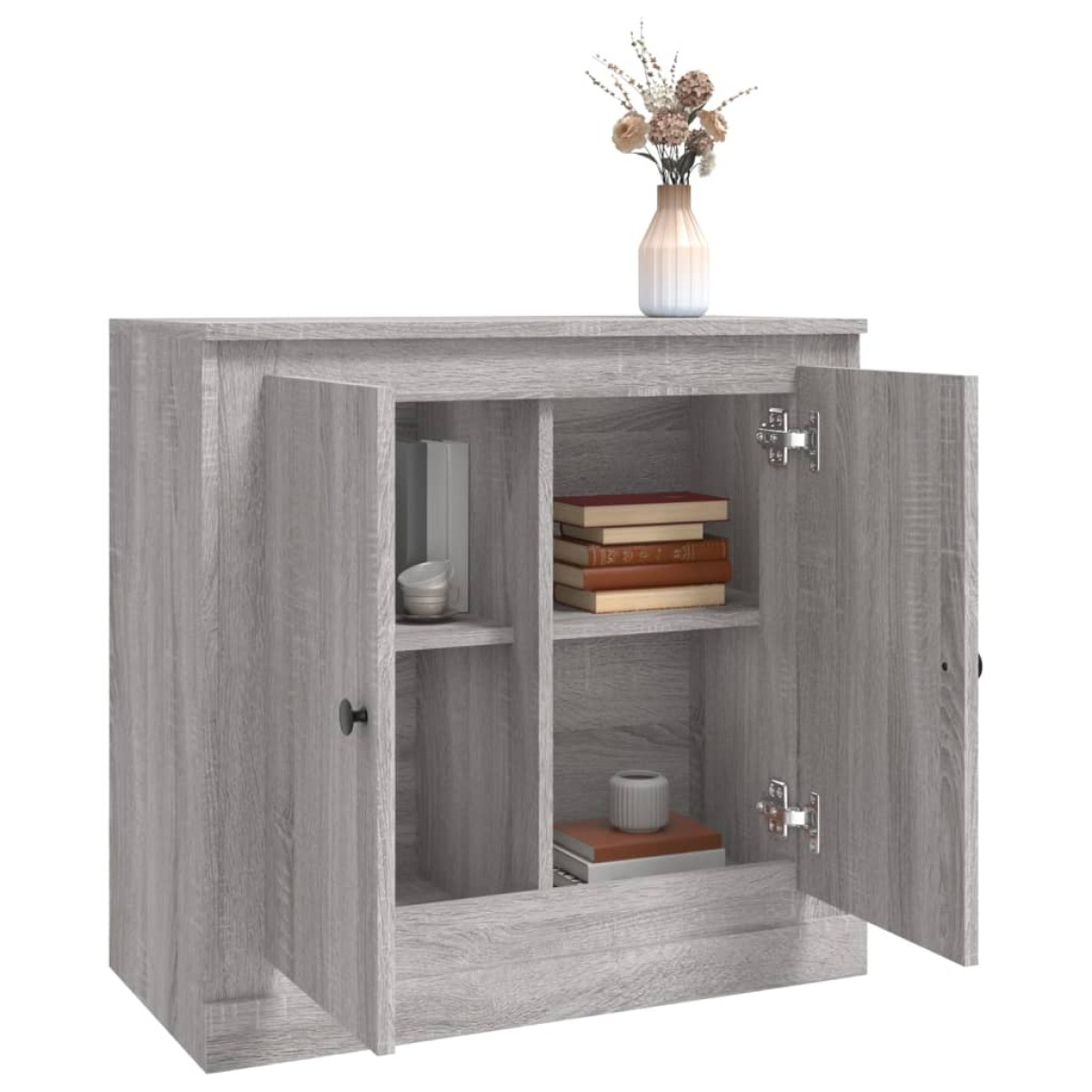 vidaXL Μπουφές Γκρι Sonoma 70x35,5x67,5 εκ. από Επεξεργασμένο Ξύλο
