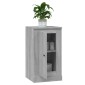 vidaXL Ντουλάπι Sonoma Γκρι 37,5 x 35,5 x 67,5 εκ. Επεξεργασμένο Ξύλο