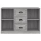 vidaXL Μπουφές Γκρι Sonoma 104,5x35,5x67,5 εκ. από Επεξεργασμένο Ξύλο
