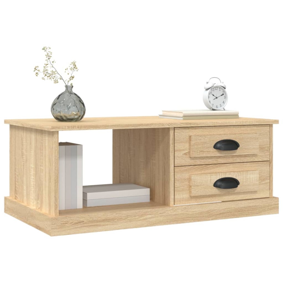 vidaXL Τραπεζάκι Σαλονιού Sonoma Δρυς 90x50x35 εκ. Επεξεργασμένο Ξύλο