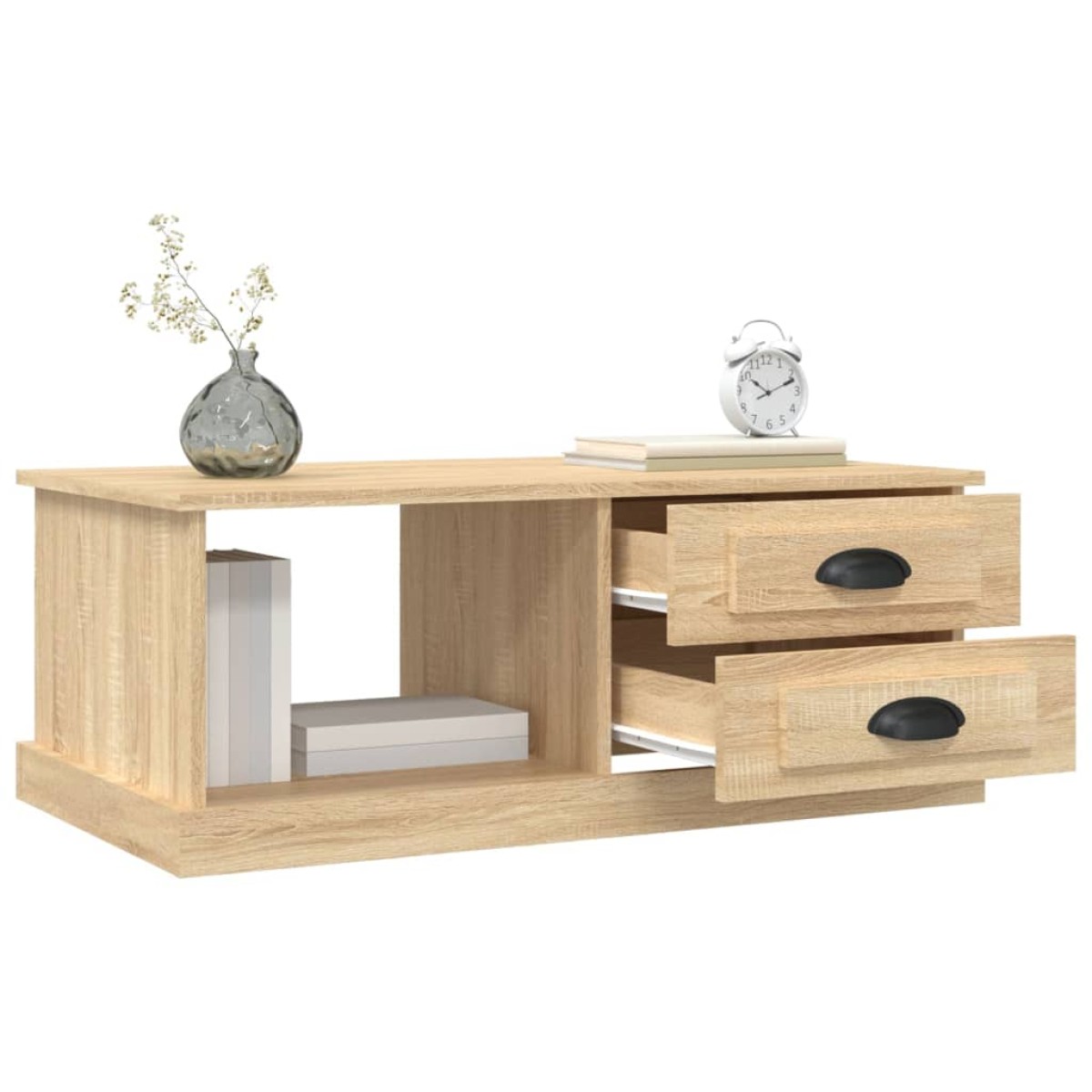 vidaXL Τραπεζάκι Σαλονιού Sonoma Δρυς 90x50x35 εκ. Επεξεργασμένο Ξύλο
