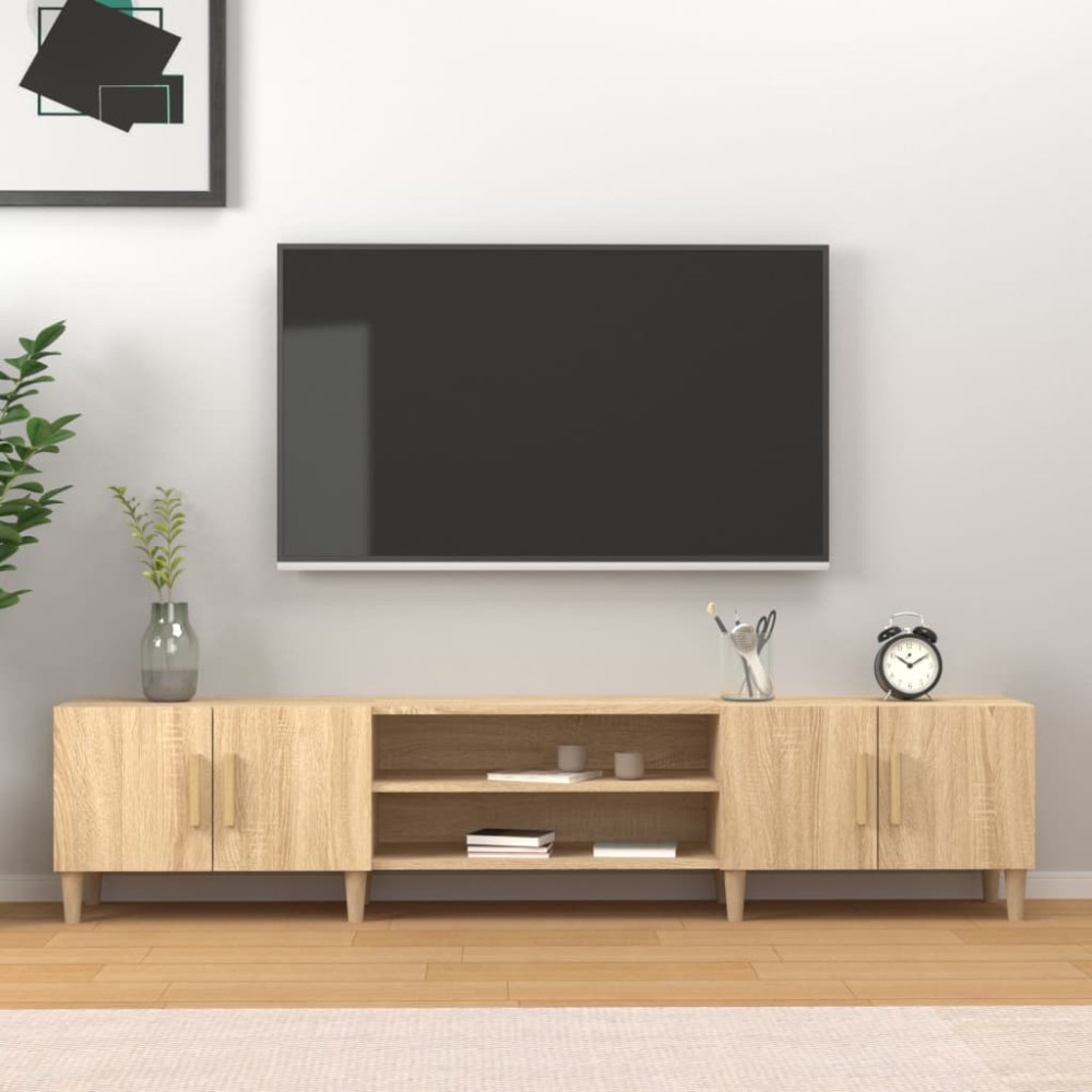 vidaXL Έπιπλο Τηλεόρασης Sonoma Δρυς 180x31,5x40 εκ. από Τεχνητό Ξύλο