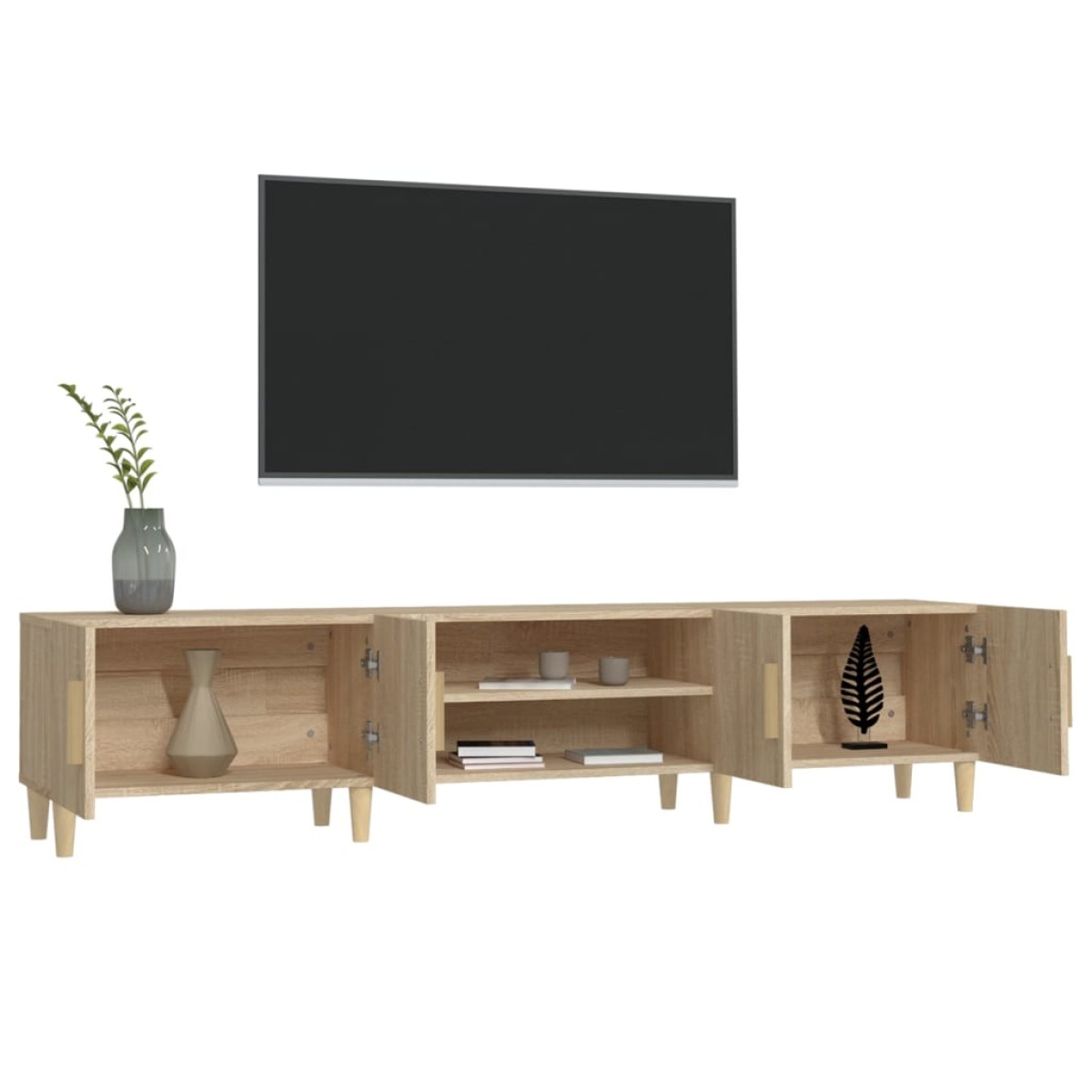 vidaXL Έπιπλο Τηλεόρασης Sonoma Δρυς 180x31,5x40 εκ. Επεξ. Ξύλο