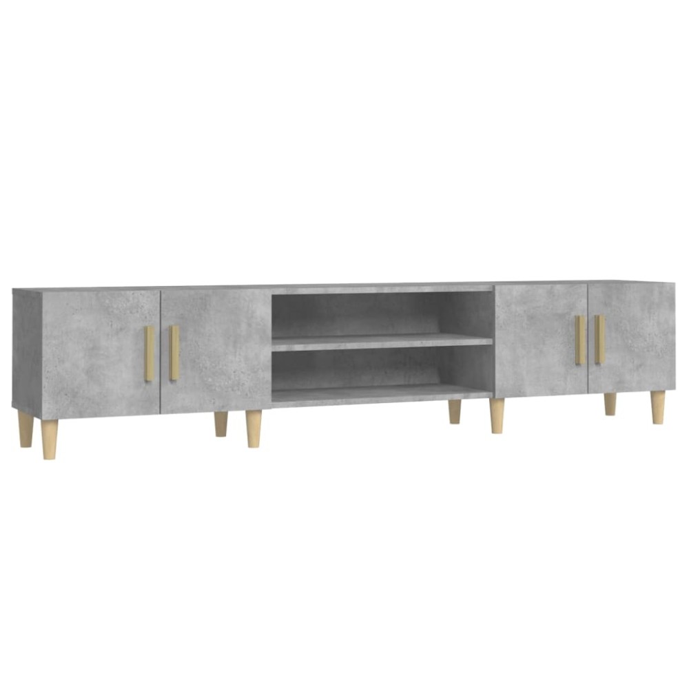 vidaXL Έπιπλο Τηλεόρασης Γκρι Σκυρ. 180x31,5x40 εκ. Επεξ. Ξύλο
