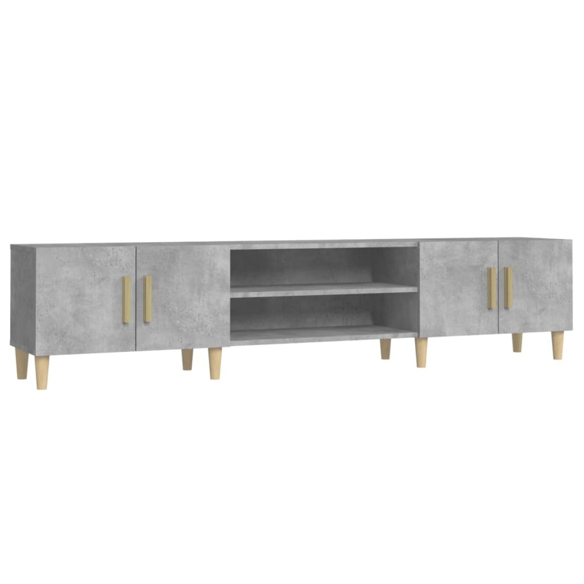 vidaXL Έπιπλο Τηλεόρασης Γκρι Σκυρ. 180x31,5x40 εκ. Επεξ. Ξύλο