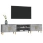 vidaXL Έπιπλο Τηλεόρασης Γκρι Σκυρ. 180x31,5x40 εκ. Επεξ. Ξύλο