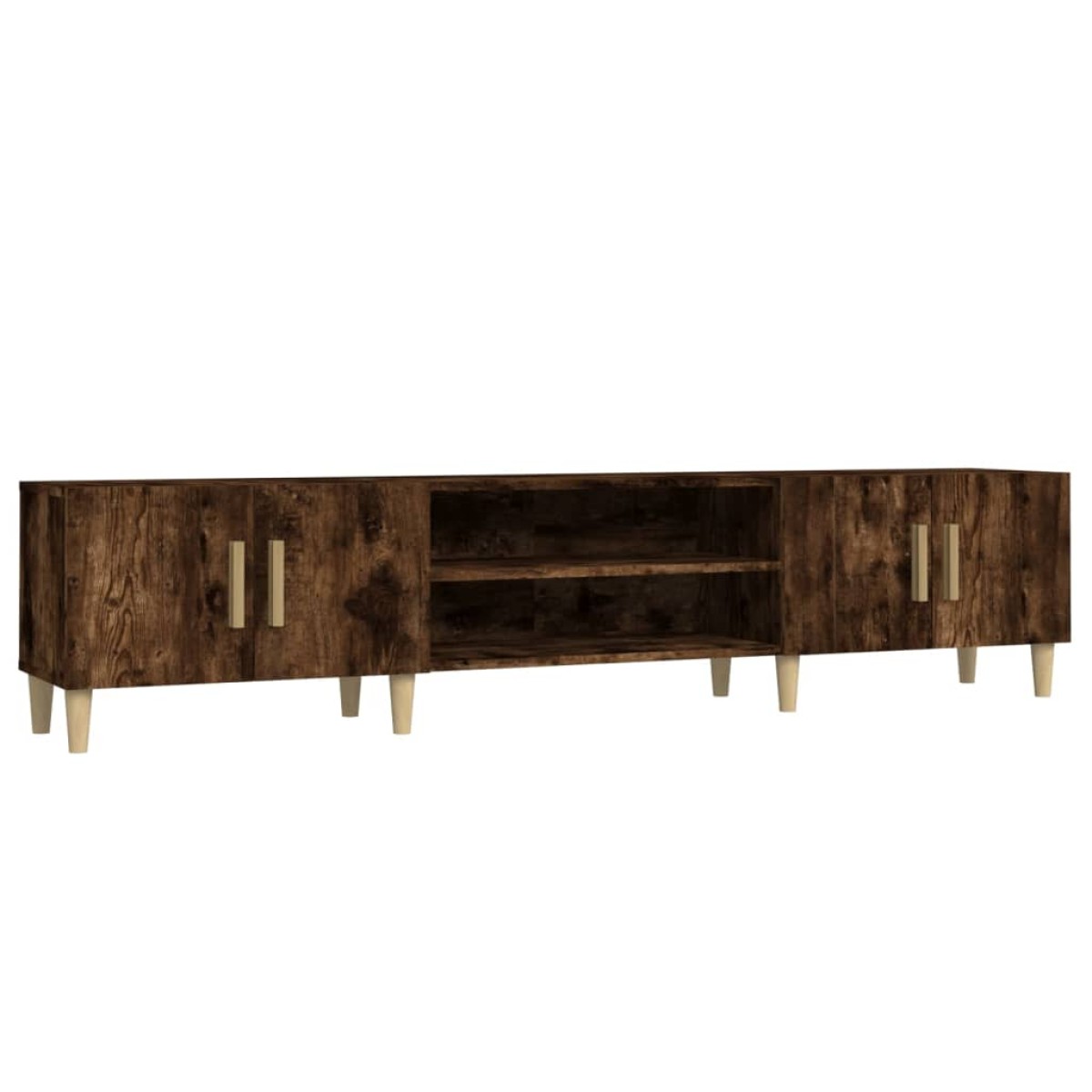 vidaXL Έπιπλο Τηλεόρασης Καπνιστή Δρυς 180 x 31,5 x 40 εκ. Επεξ. Ξύλο