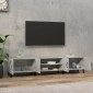 vidaXL Έπιπλο Τηλεόρασης Γκρι Σκυρ. 180x31,5x40 εκ. Επεξ. Ξύλο