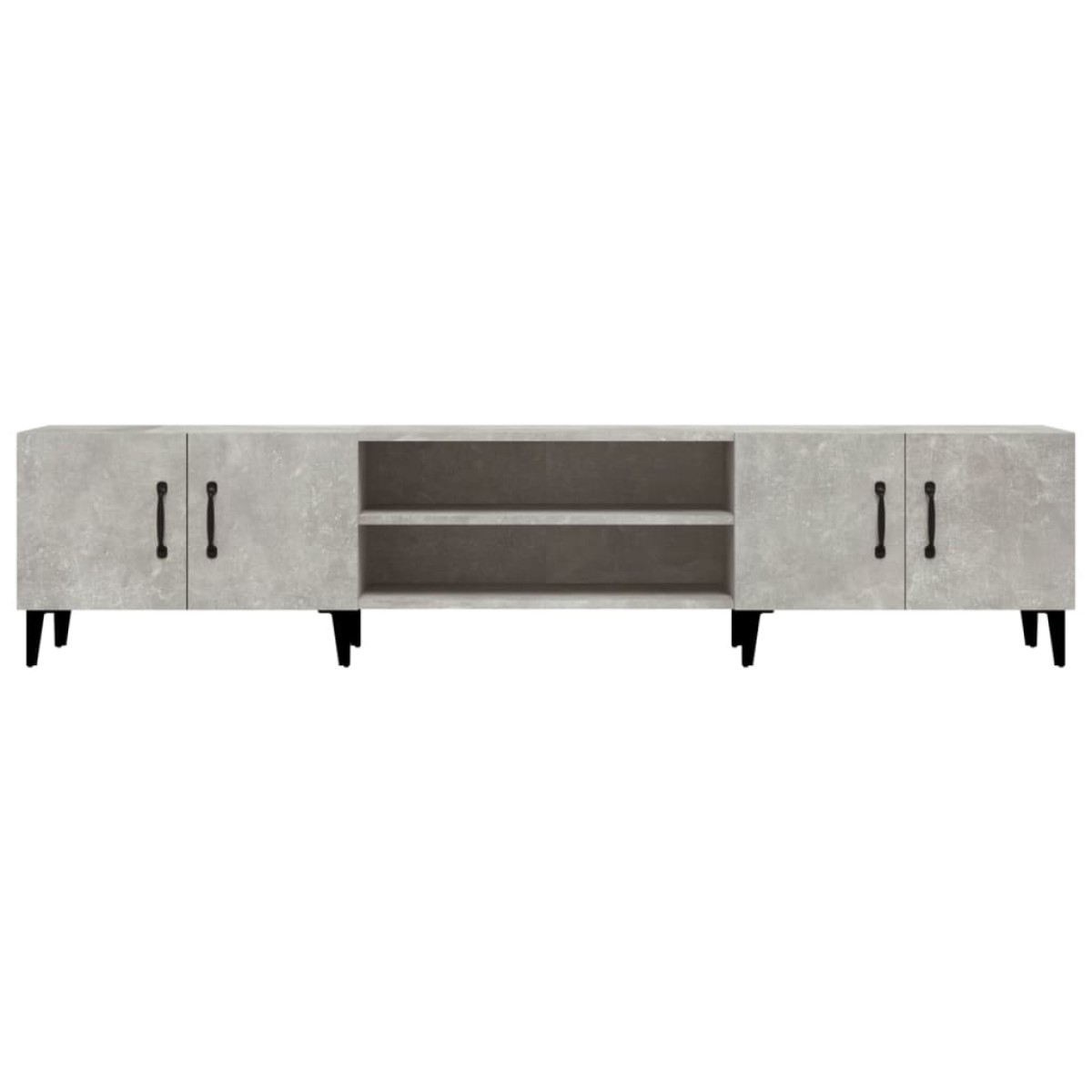 vidaXL Έπιπλο Τηλεόρασης Γκρι Σκυρ. 180x31,5x40 εκ. Επεξ. Ξύλο