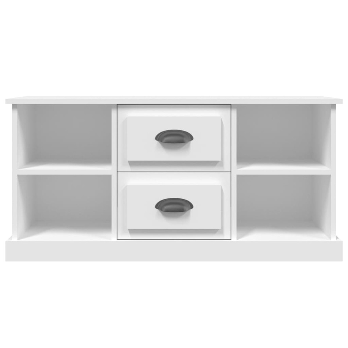 vidaXL Έπιπλο Τηλεόρασης Λευκό 99,5 x 35,5 x 48 εκ. Επεξεργασμένο Ξύλο