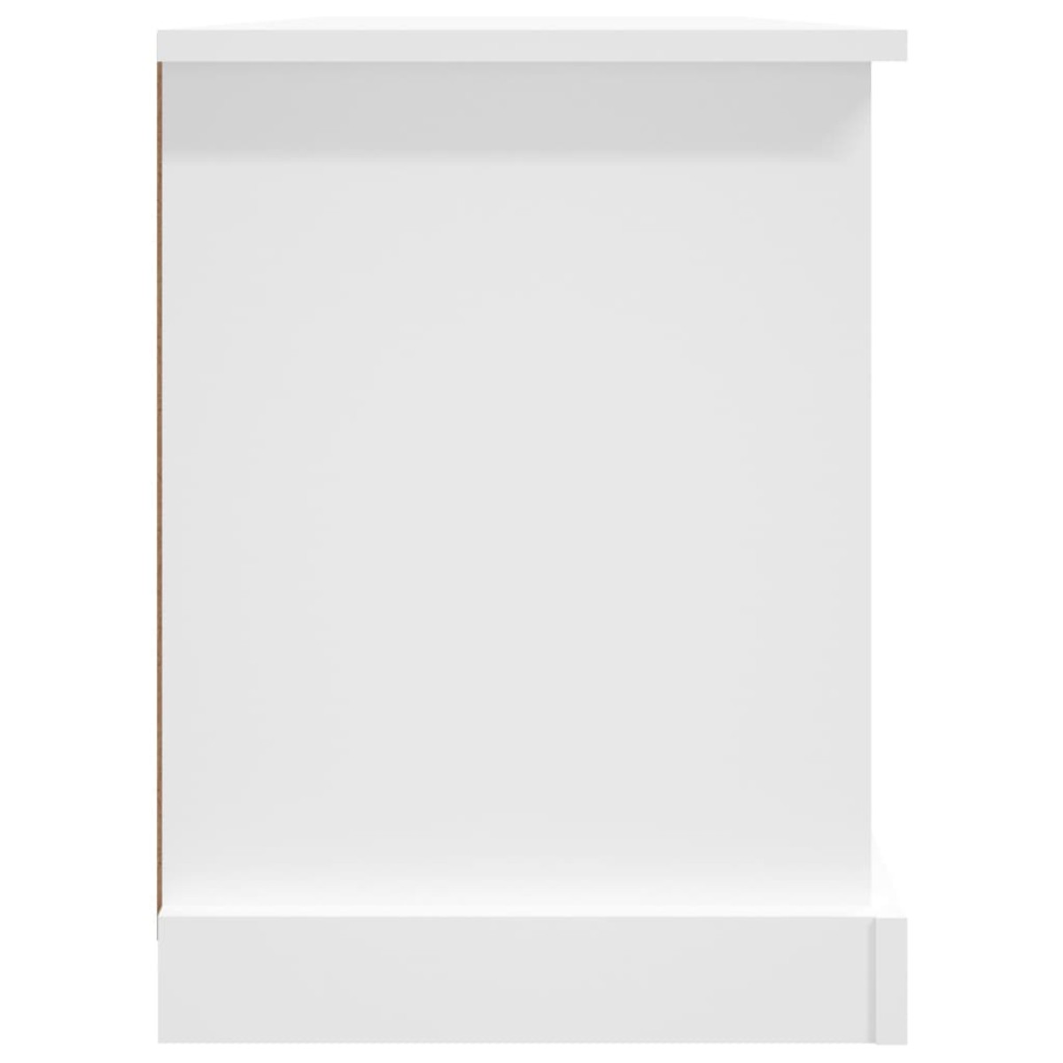 vidaXL Έπιπλο Τηλεόρασης Λευκό 99,5 x 35,5 x 48 εκ. Επεξεργασμένο Ξύλο