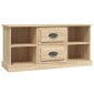 vidaXL Έπιπλο Τηλεόρασης Sonoma Δρυς 99,5x35,5x48 εκ. Επεξ. Ξύλο