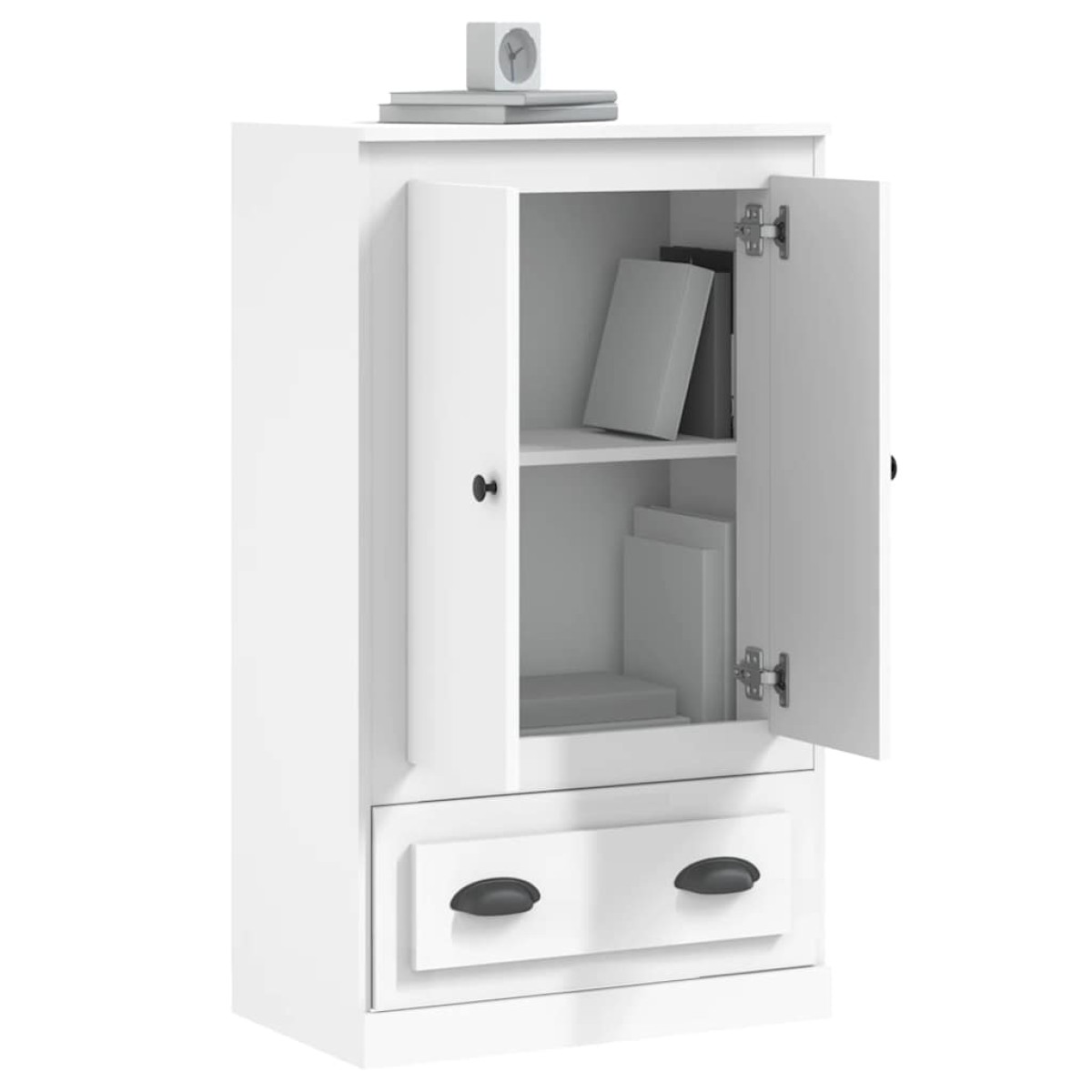 vidaXL Ντουλάπι Λευκό 60 x 35,5 x 103,5 εκ. από Επεξεργασμένο Ξύλο