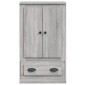 vidaXL Ντουλάπι Γκρι Sonoma 60x35,5x103,5 εκ. από Επεξεργασμένο Ξύλο