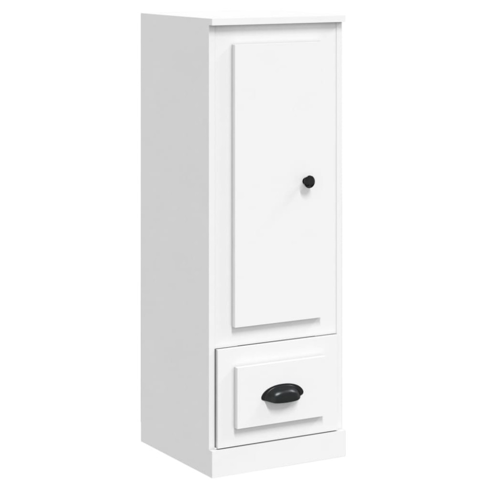 vidaXL Ντουλάπι Λευκό 36 x 35,5 x 103,5 εκ. από Επεξεργασμένο Ξύλο