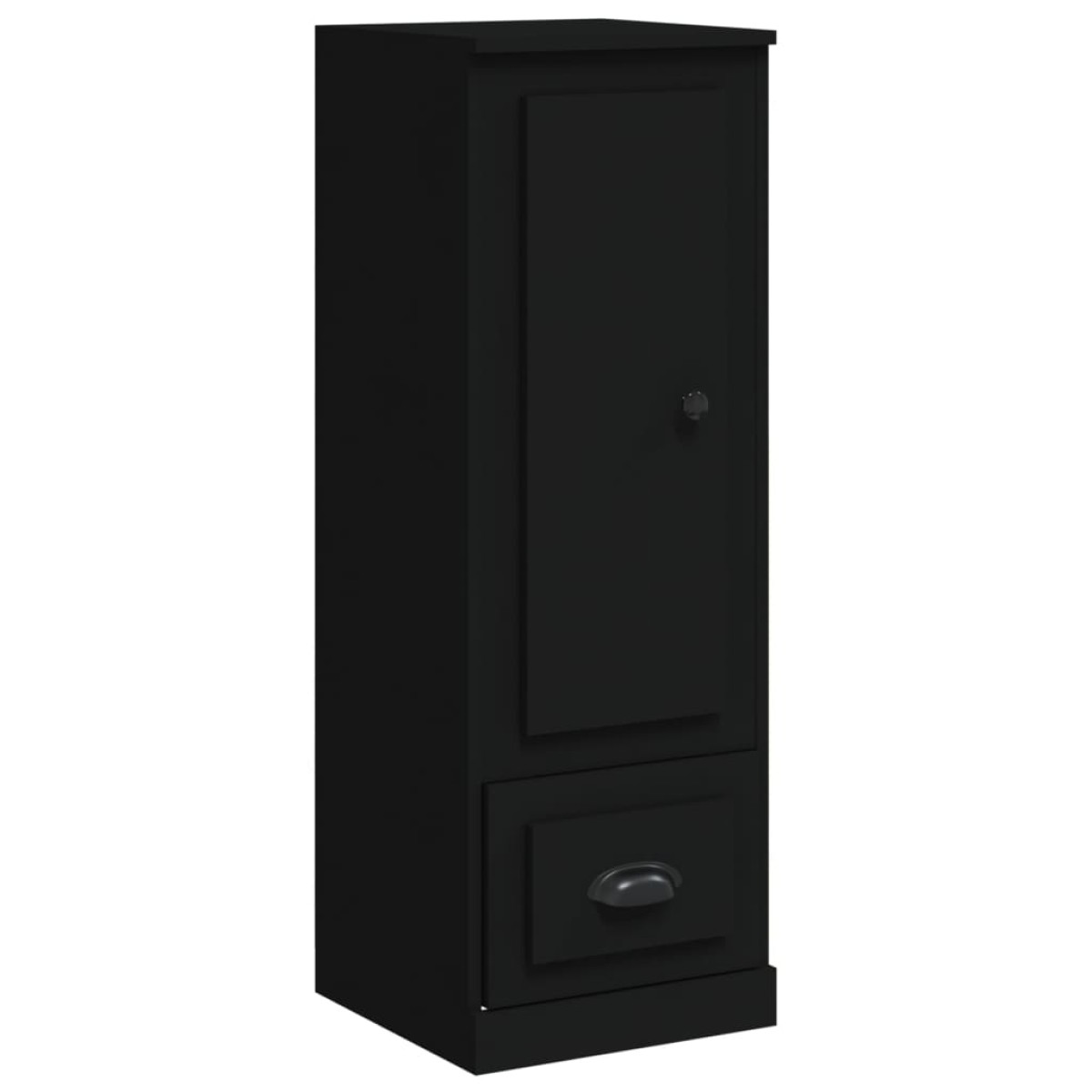vidaXL Ντουλάπι Μαύρο 36x35,5x103,5 εκ. από Επεξεργασμένο Ξύλο