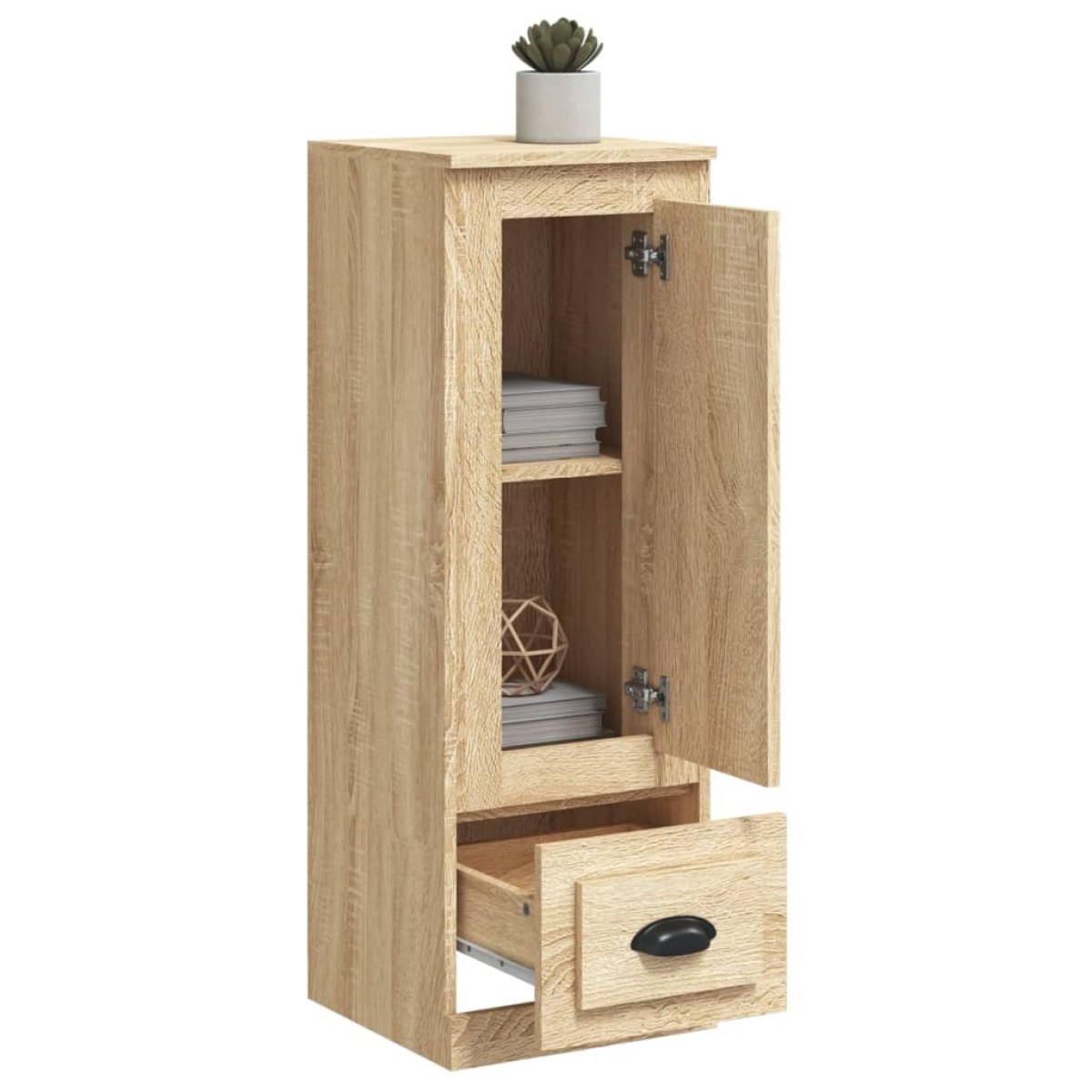 vidaXL Ντουλάπι Sonoma δρυς 36x35,5x103,5 cm από Επεξεργασμένο Ξύλο