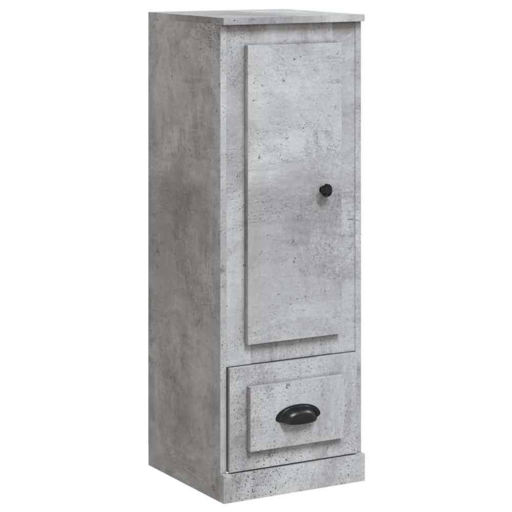 vidaXL Ντουλάπι Γκρι Σκυροδέματος 36x35,5x103,5 εκ. Επεξεργασμένο Ξύλο