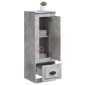 vidaXL Ντουλάπι Γκρι Σκυροδέματος 36x35,5x103,5 εκ. Επεξεργασμένο Ξύλο