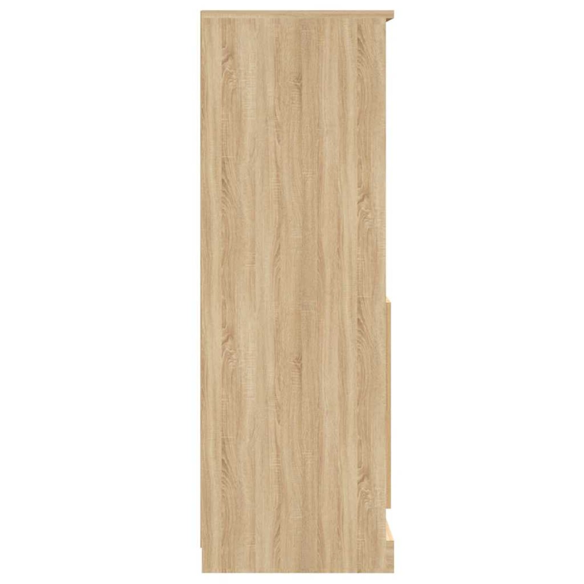 vidaXL Ντουλάπι Μαύρο 60 x 35,5 x 103,5 εκ. από Επεξεργασμένο Ξύλο