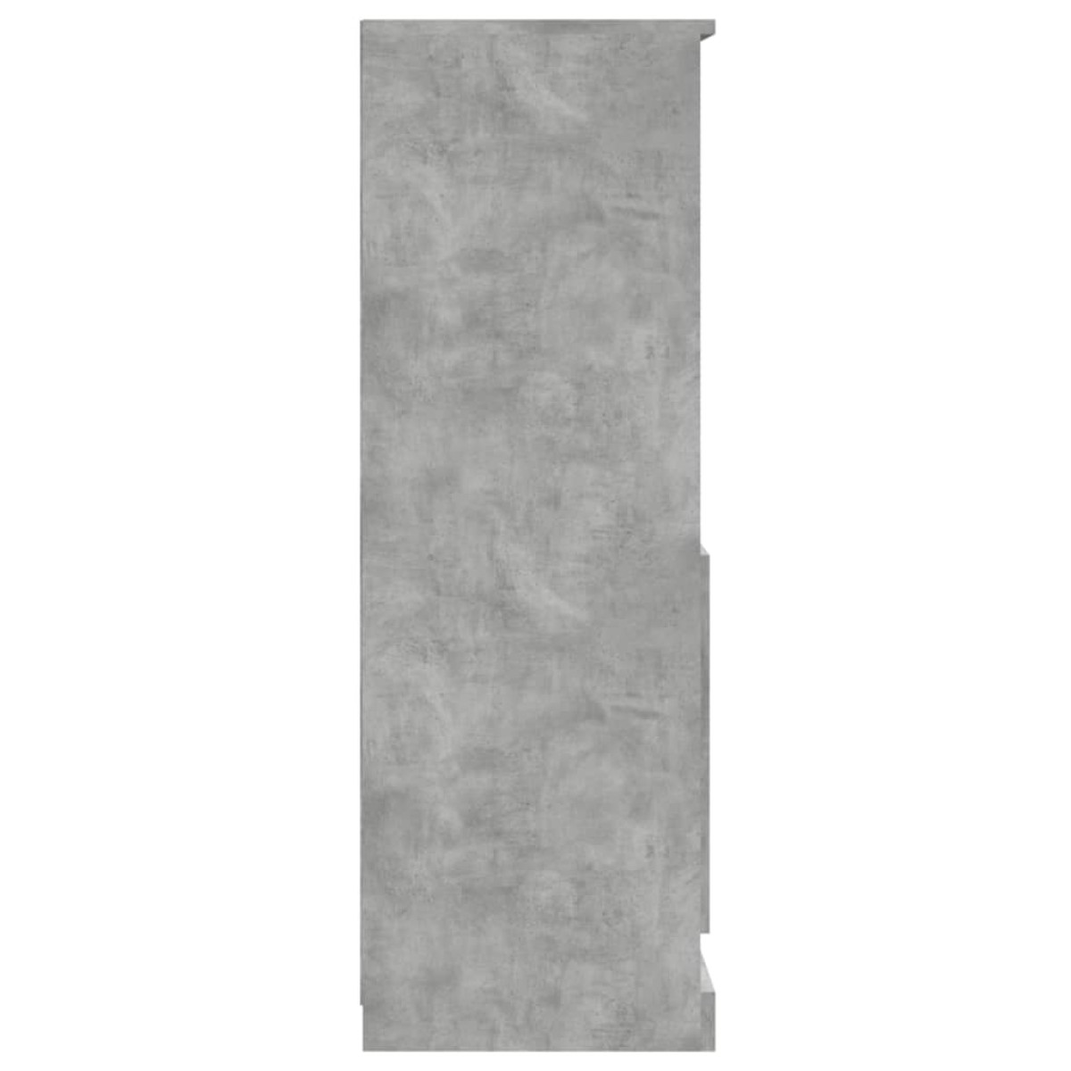 vidaXL Ντουλάπι Γκρι Σκυροδέματος 60x35,5x103,5 εκ. Επεξεργασμένο Ξύλο