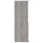 vidaXL Ντουλάπι Γκρι Sonoma 60x35,5x103,5 εκ. από Επεξεργασμένο Ξύλο