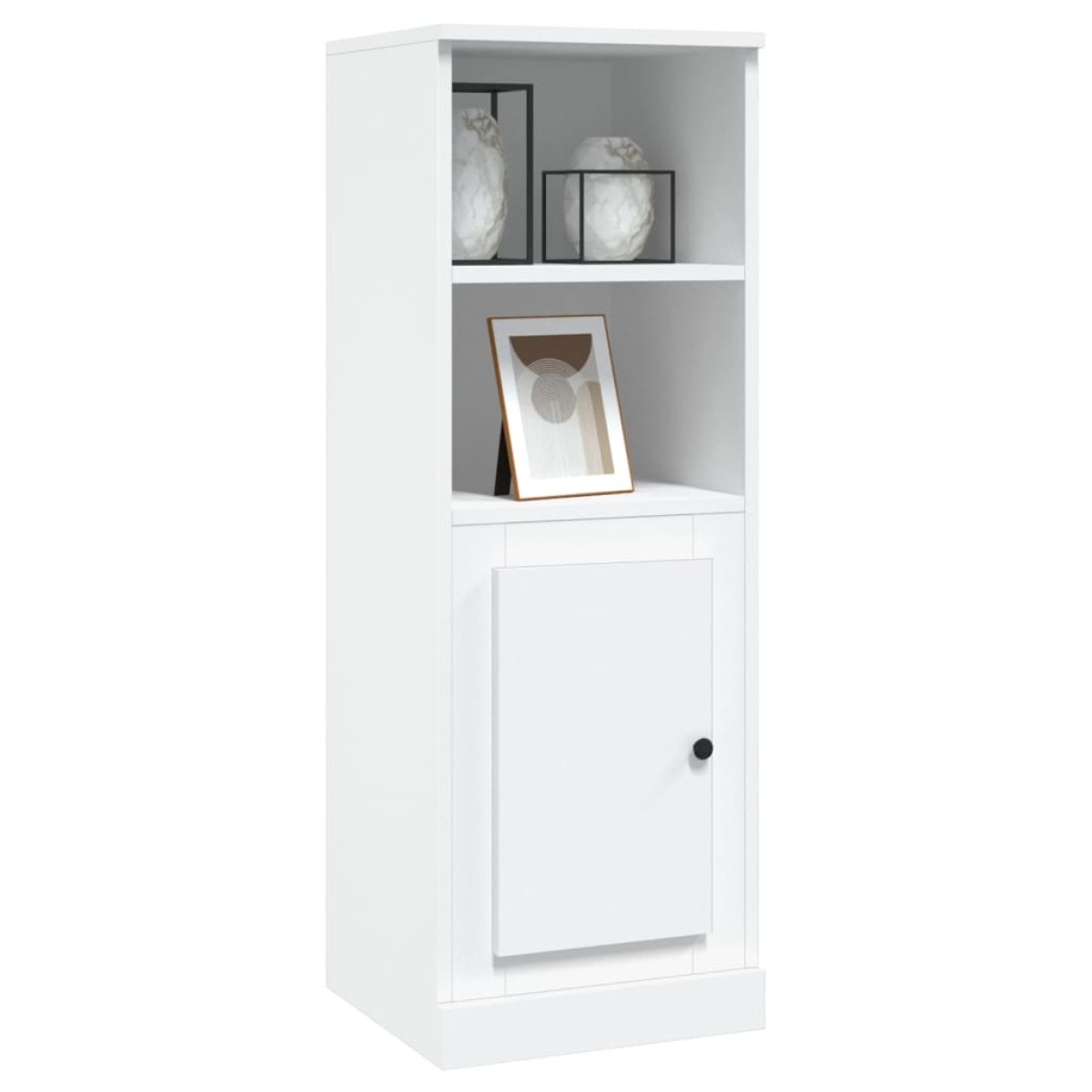 vidaXL Ντουλάπι Λευκό 36 x 35,5 x 103,5 εκ. από Επεξεργασμένο Ξύλο