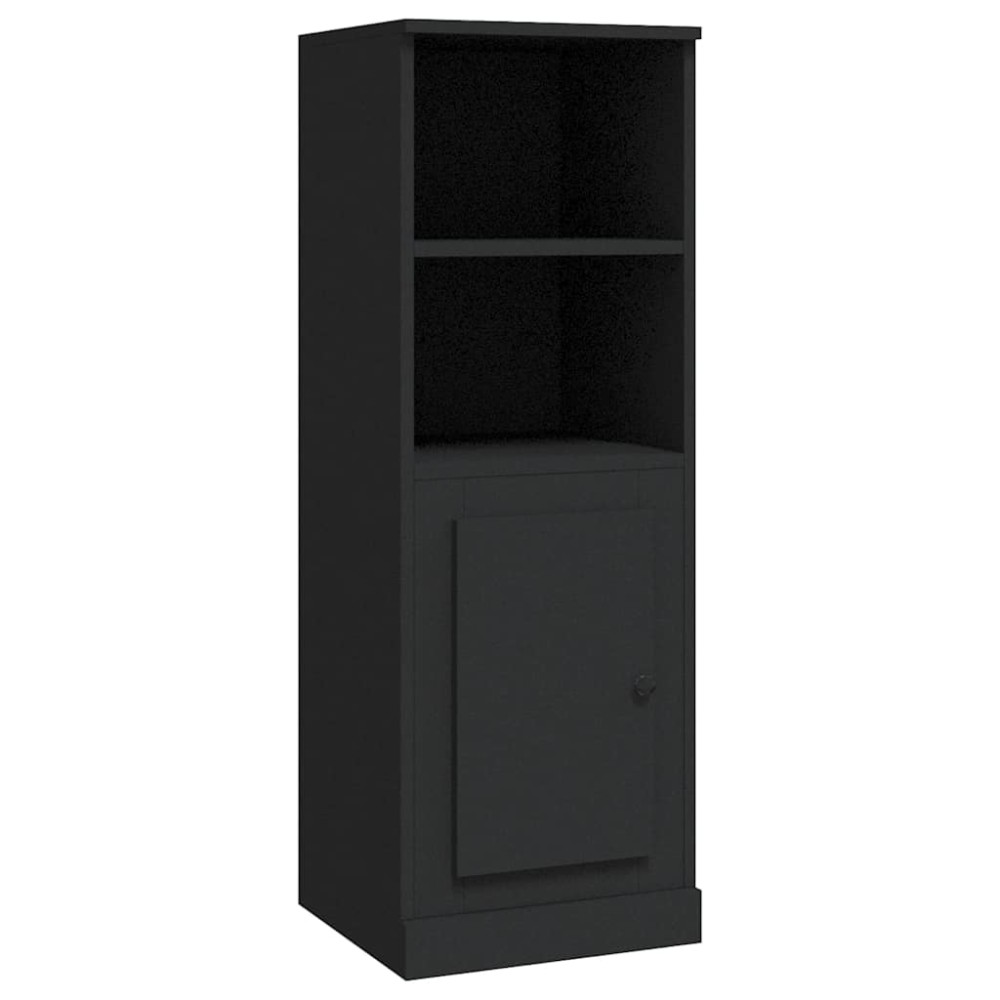 vidaXL Ντουλάπι Μαύρο 36x35,5x103,5 εκ. από Επεξεργασμένο Ξύλο