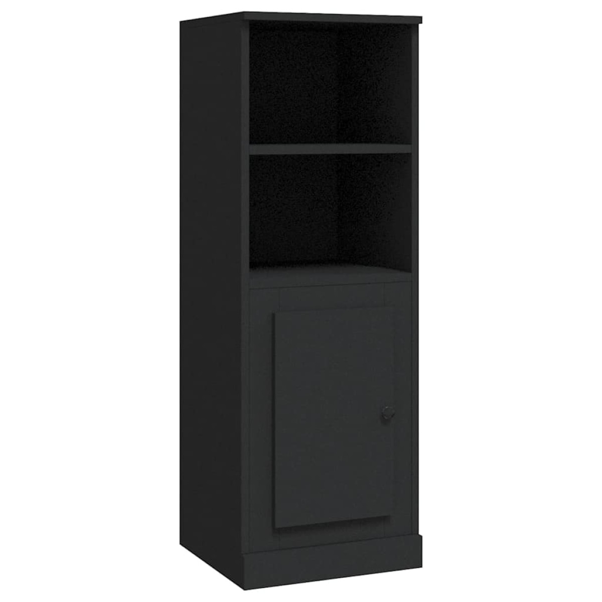 vidaXL Ντουλάπι Μαύρο 36x35,5x103,5 εκ. από Επεξεργασμένο Ξύλο