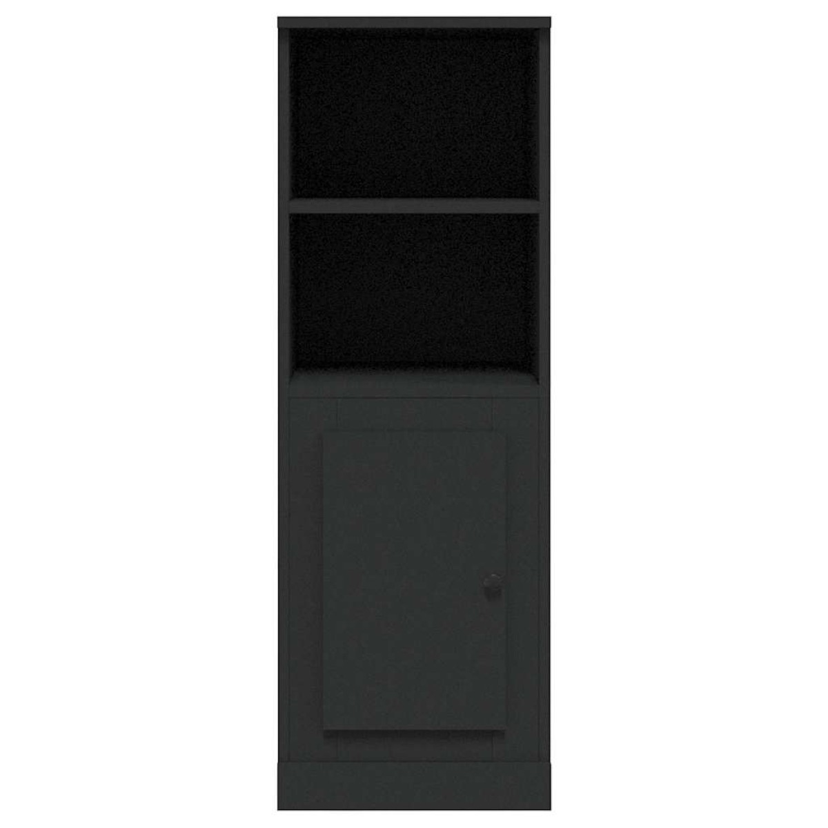 vidaXL Ντουλάπι Μαύρο 36x35,5x103,5 εκ. από Επεξεργασμένο Ξύλο