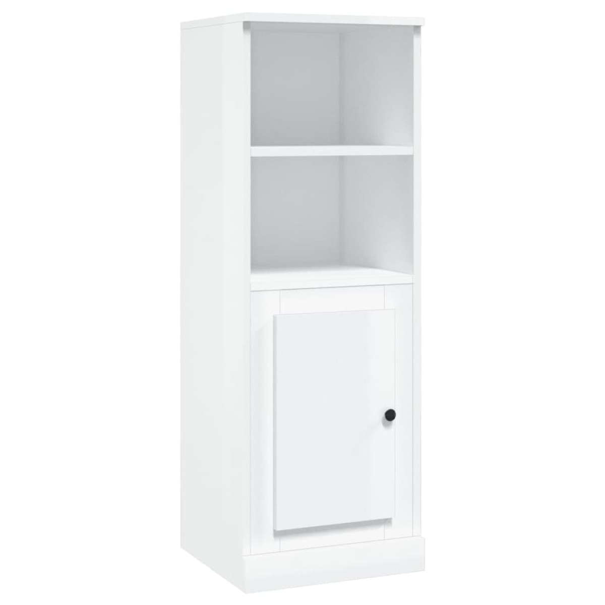 vidaXL Ντουλάπι Γυαλιστερό λευκό 36x35,5x103,5 από Επεξεργασμένο Ξύλο