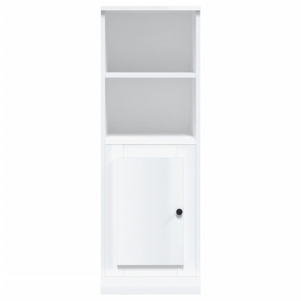 vidaXL Ντουλάπι Γυαλιστερό λευκό 36x35,5x103,5 από Επεξεργασμένο Ξύλο