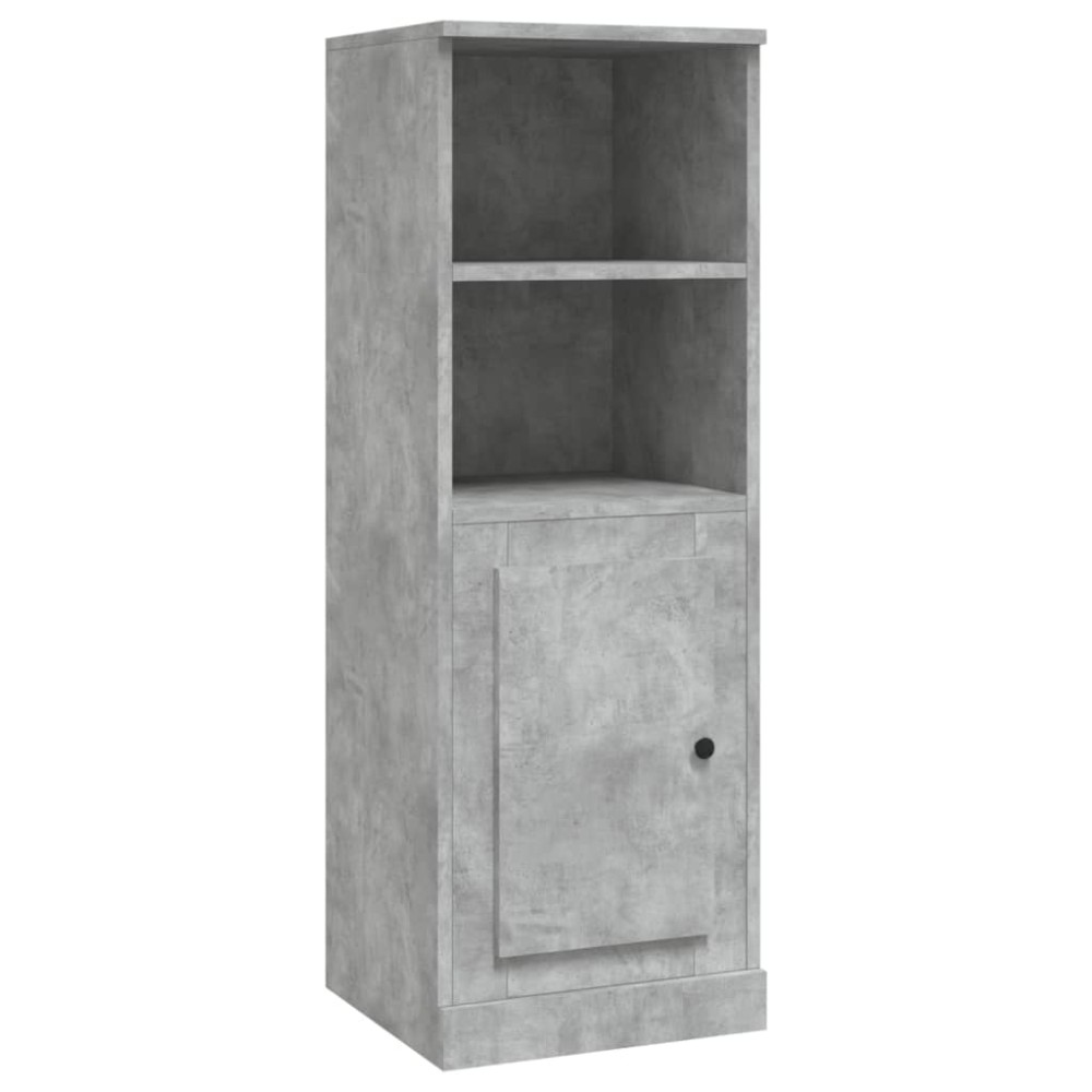 vidaXL Ντουλάπι Γκρι Σκυροδέματος 36x35,5x103,5 εκ. Επεξεργασμένο Ξύλο