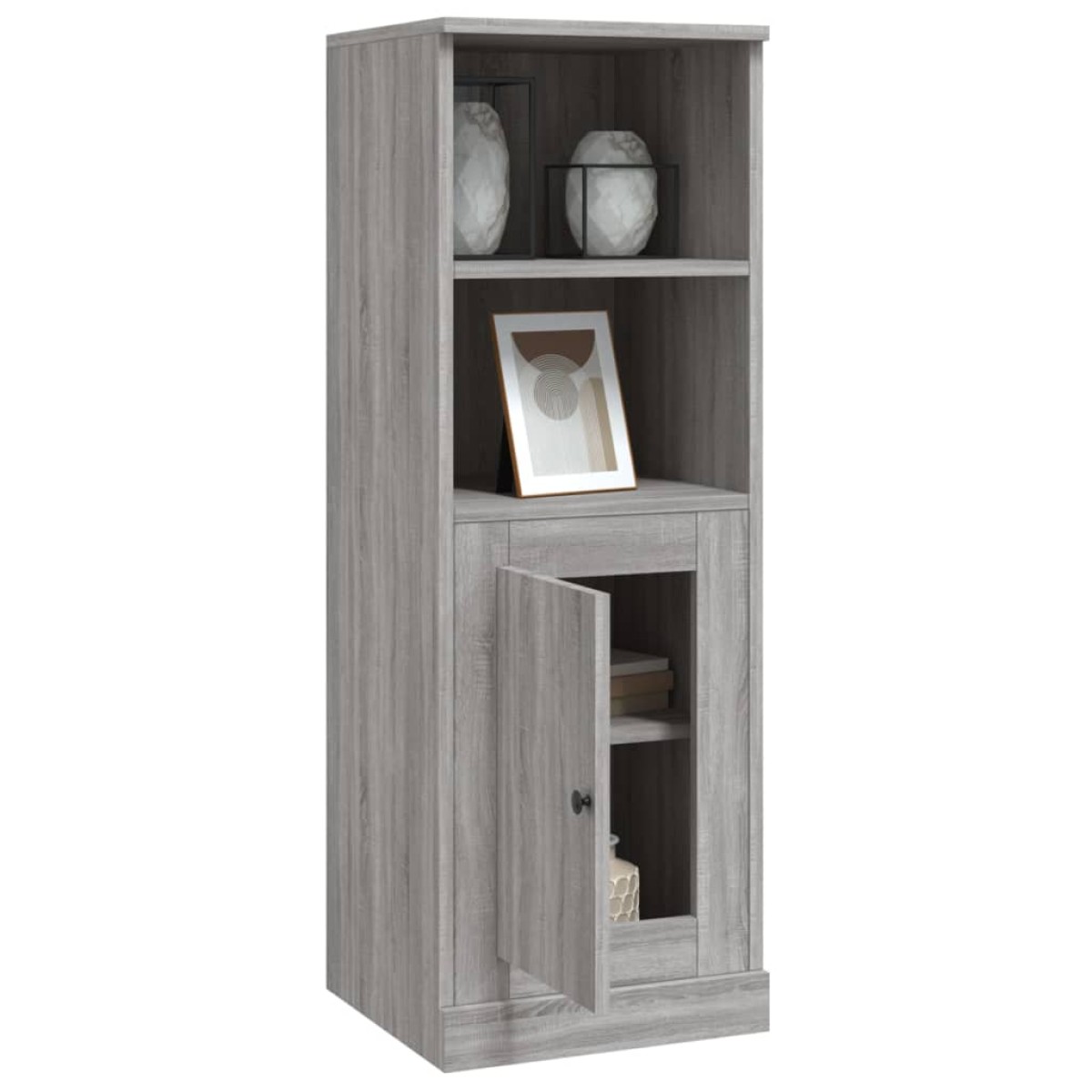 vidaXL Ντουλάπι Γκρι sonoma 36x35,5x103,5 εκ. από Επεξεργασμένο Ξύλο