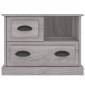 vidaXL Κομοδίνο Γκρι Sonoma 60x39x45 εκ.