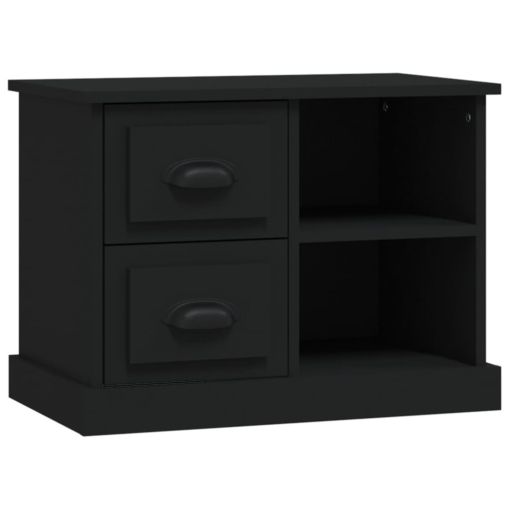 vidaXL Κομοδίνο Μαύρο 60 x 35,5 x 45 εκ.