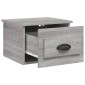 vidaXL Κομοδίνο Επιτοίχιο Γκρι Sonoma 41,5 x 36 x 28 εκ.