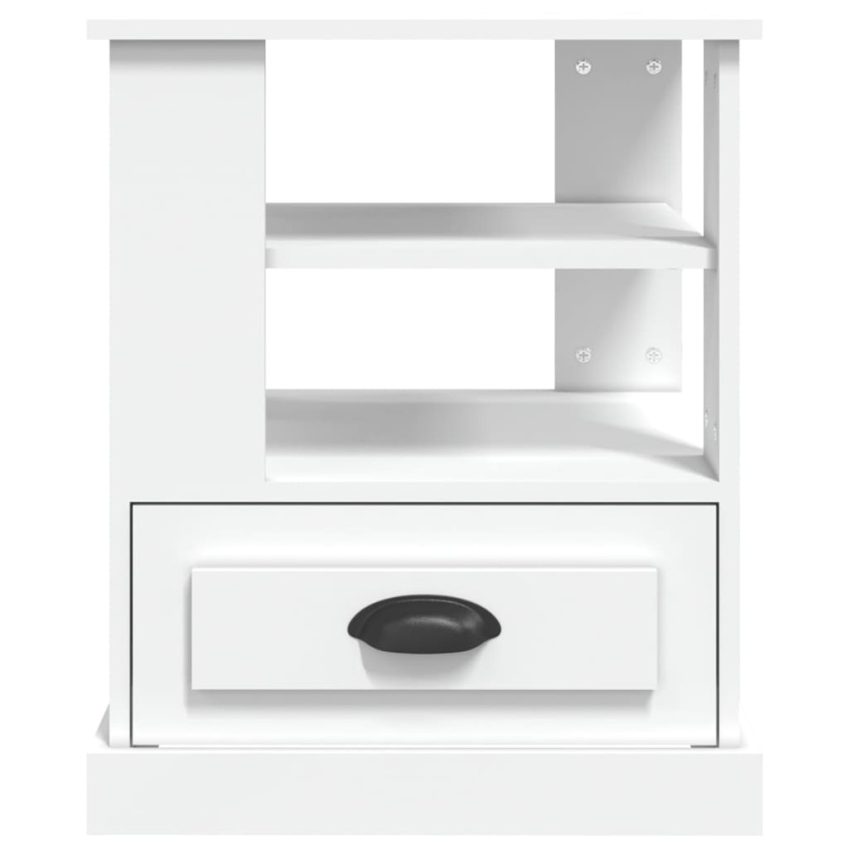 vidaXL Βοηθητικό Τραπέζι Λευκό 50 x 50 x 60 εκ. από Επεξεργασμένο Ξύλο