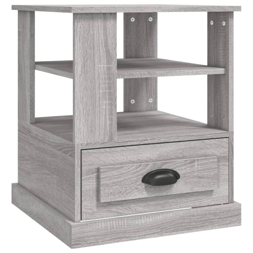 vidaXL Βοηθητικό Τραπέζι Γκρι Sonoma 50x50x60 εκ. Επεξεργασμένο Ξύλο