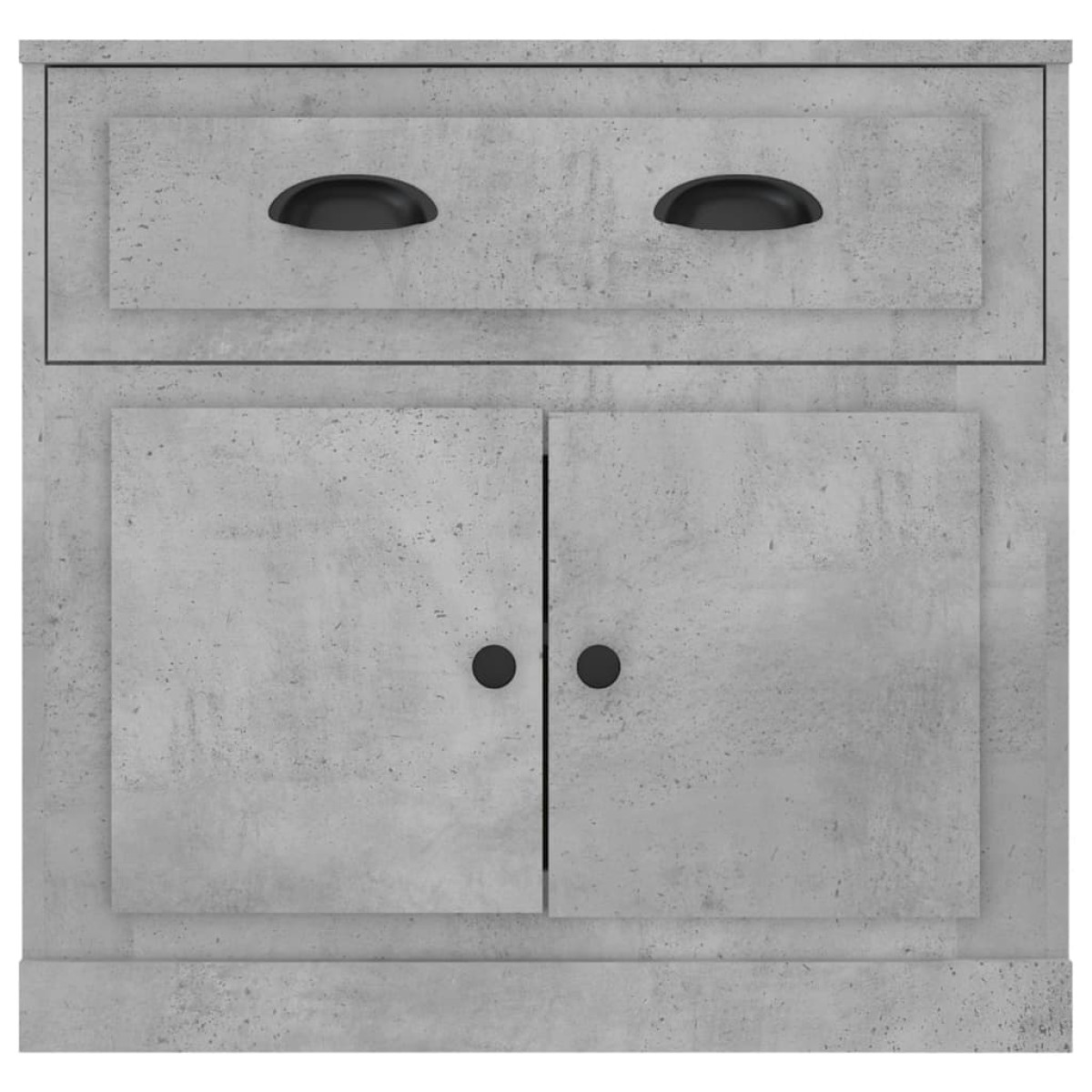 vidaXL Μπουφές Γκρι Σκυροδέματος 70x35,5x67,5 εκ. Επεξεργασμένο Ξύλο