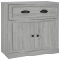 vidaXL Μπουφές Γκρι Sonoma 70x35,5x67,5 εκ. από Επεξεργασμένο Ξύλο